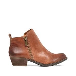Lucky Brand Basel Zip Up Bootie Women’s 6.5 Tan